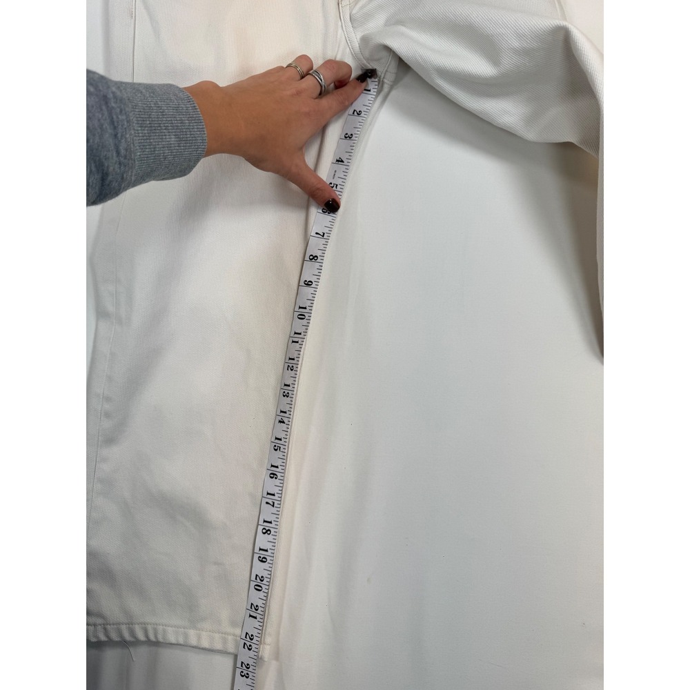 R13 Boyfriend Jean Ecru Bedford Cord Cream 25 Japanese Fabric Minimalist Luxury - Picture 11 of 16